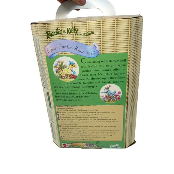 2000 Barbie & Kelly Easter Garden Hunt Gift Set 29380 Target Exclusive NRFB - Picture 5 of 6